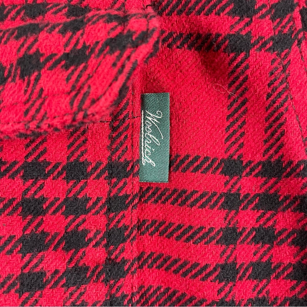 Woolrich Shacket Mens Xl Red Plaid Check Flannel … - image 7